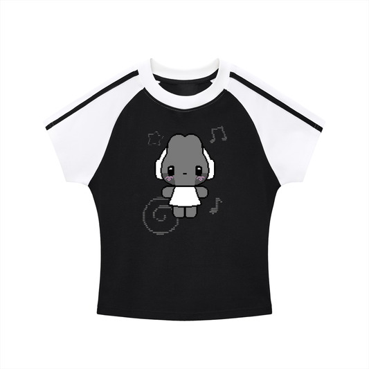 Headphone Bunny Tight T-Shirt