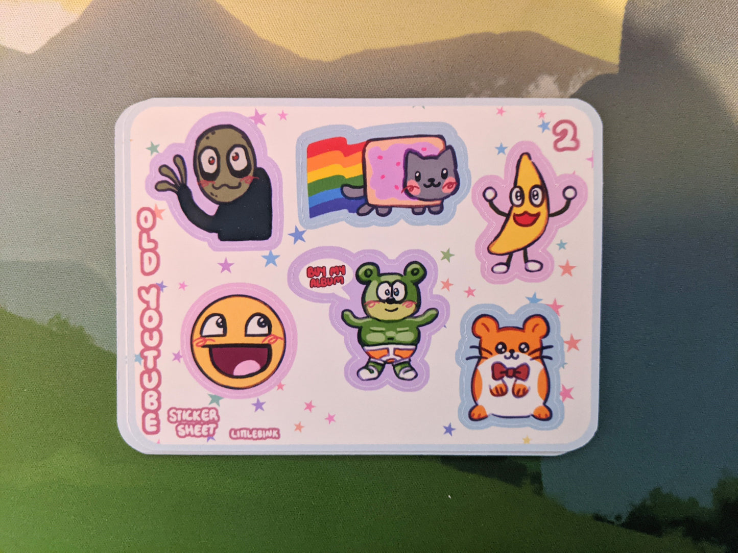 Old Youtube Sticker Sheets