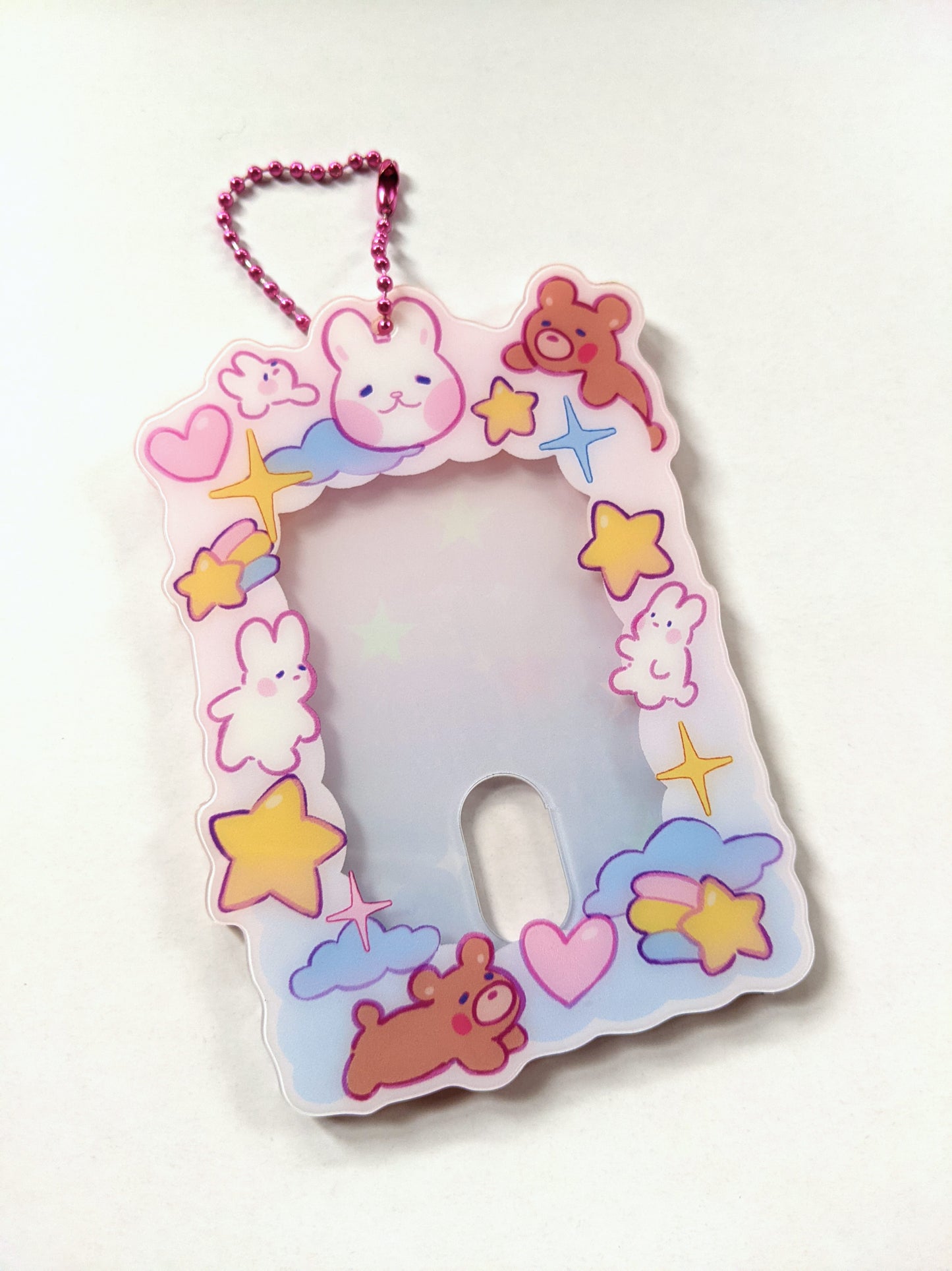 Bunny Dreams Photocard Holder Keychain