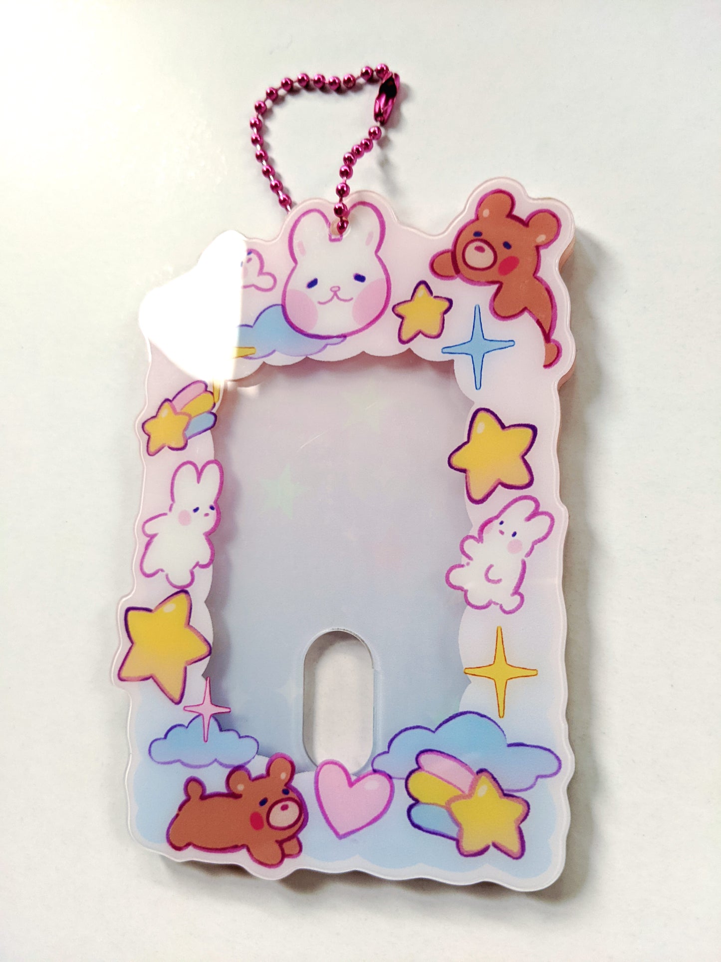 Bunny Dreams Photocard Holder Keychain