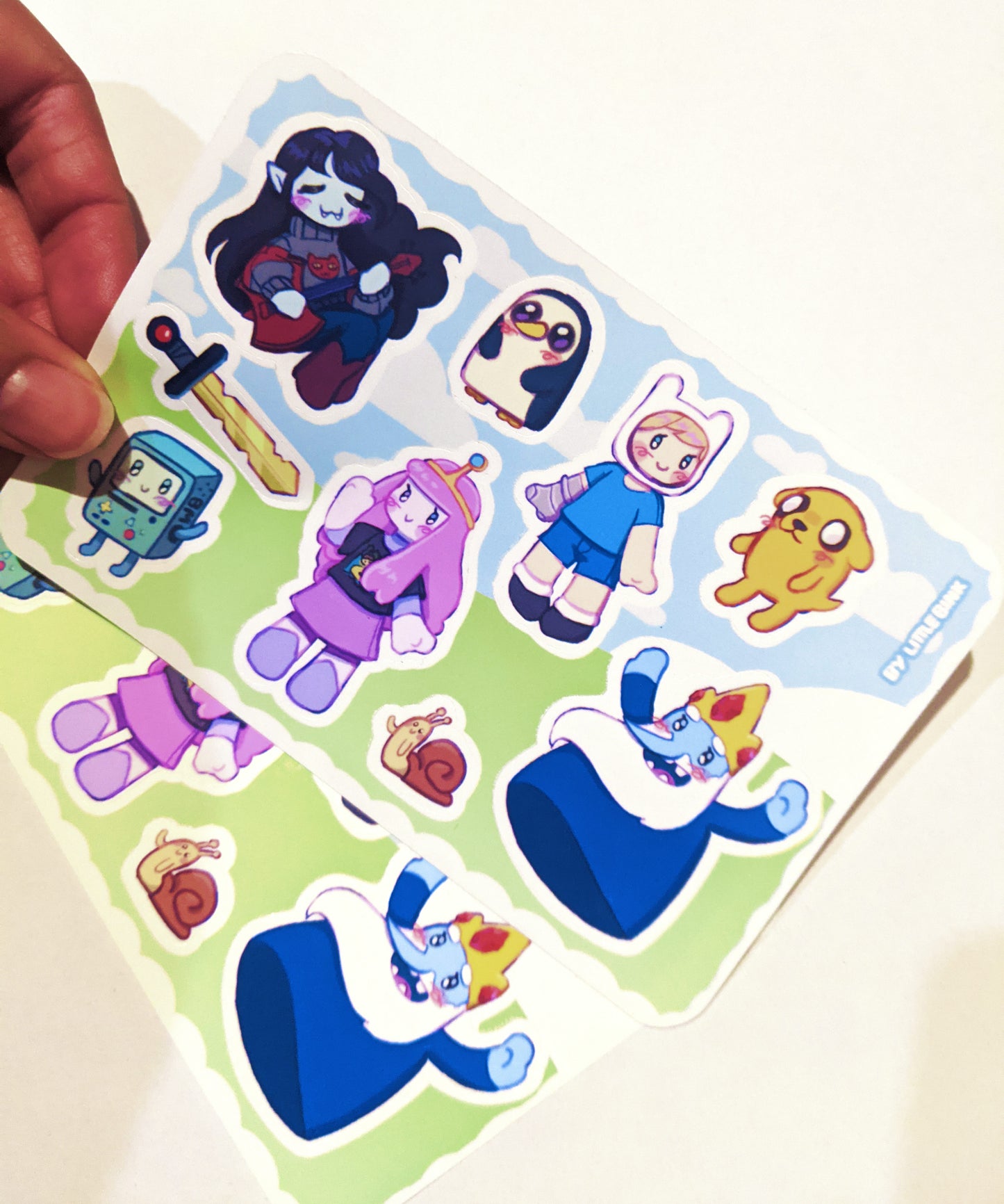 Adventure Time Sticker Sheet