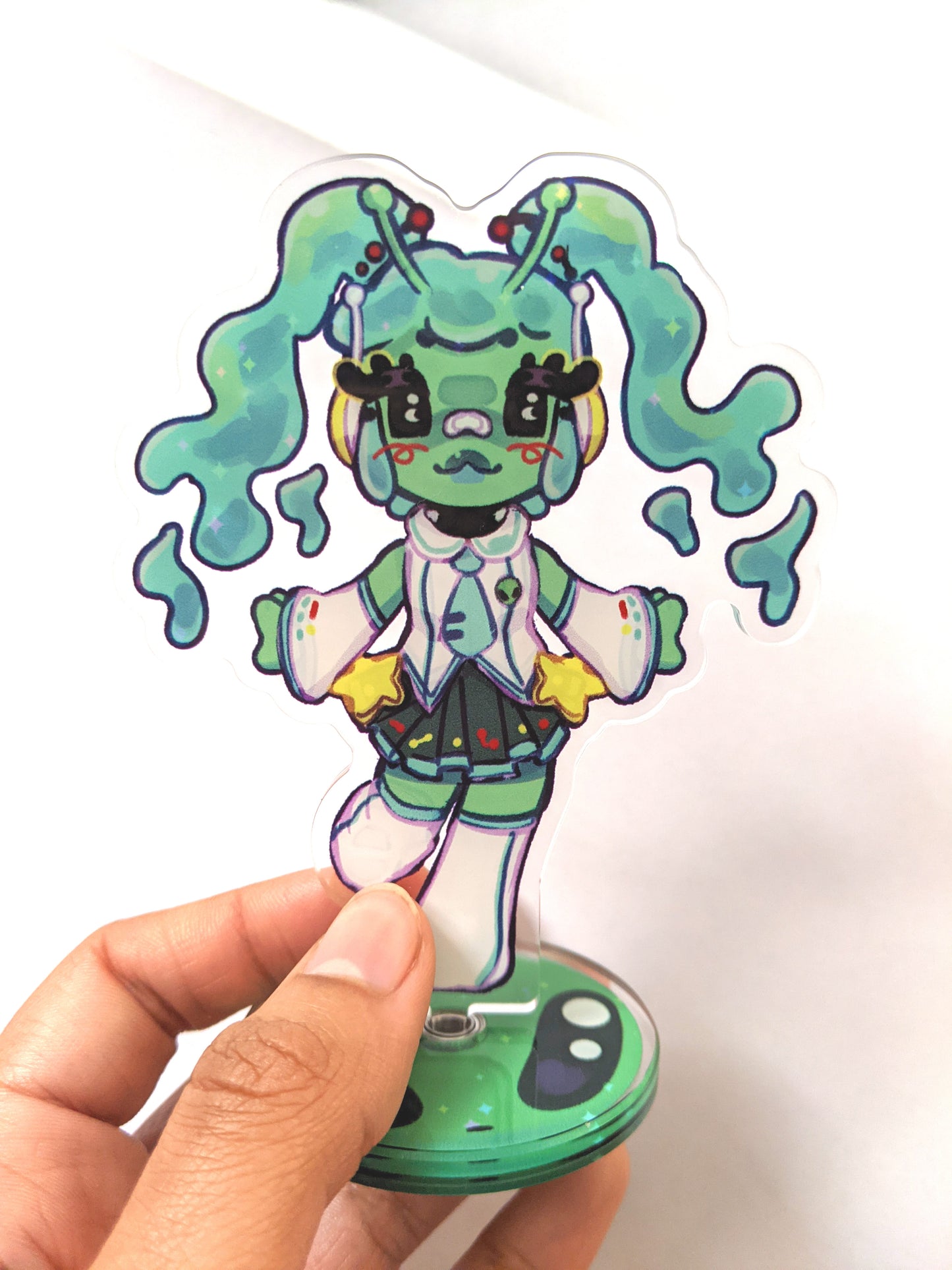 Alien Miku Spinning Acrylic Standee