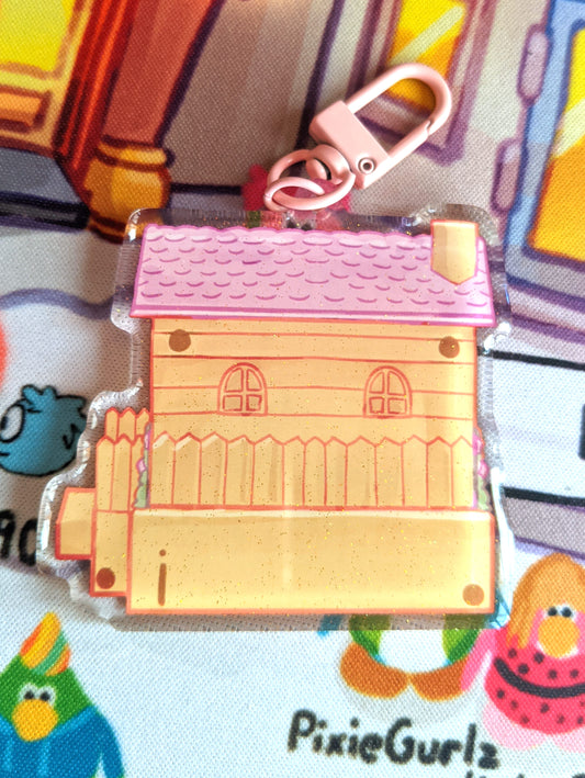 Pixel Chix Double-Sided Acrylic Charm