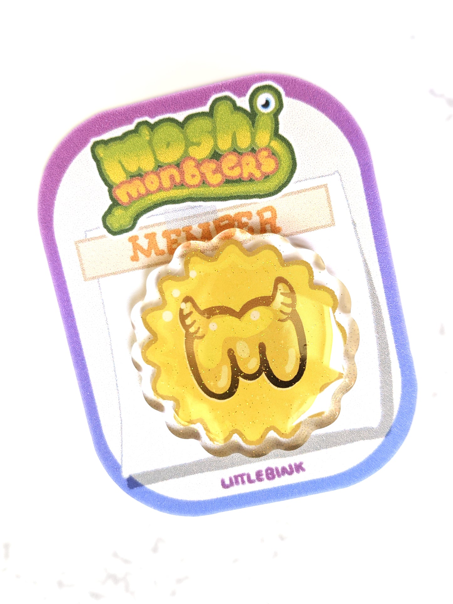 Moshi Monsters Inspired Membership Pin