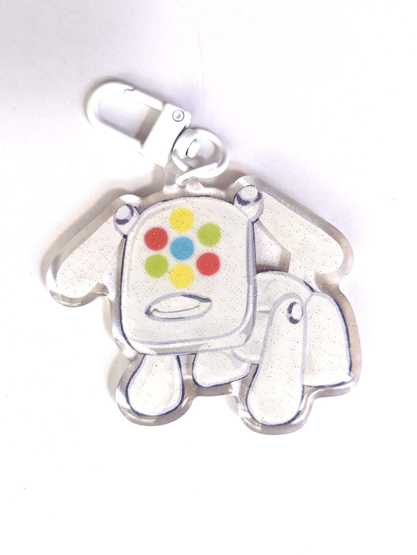 iDog Double-Sided Acrylic Charm