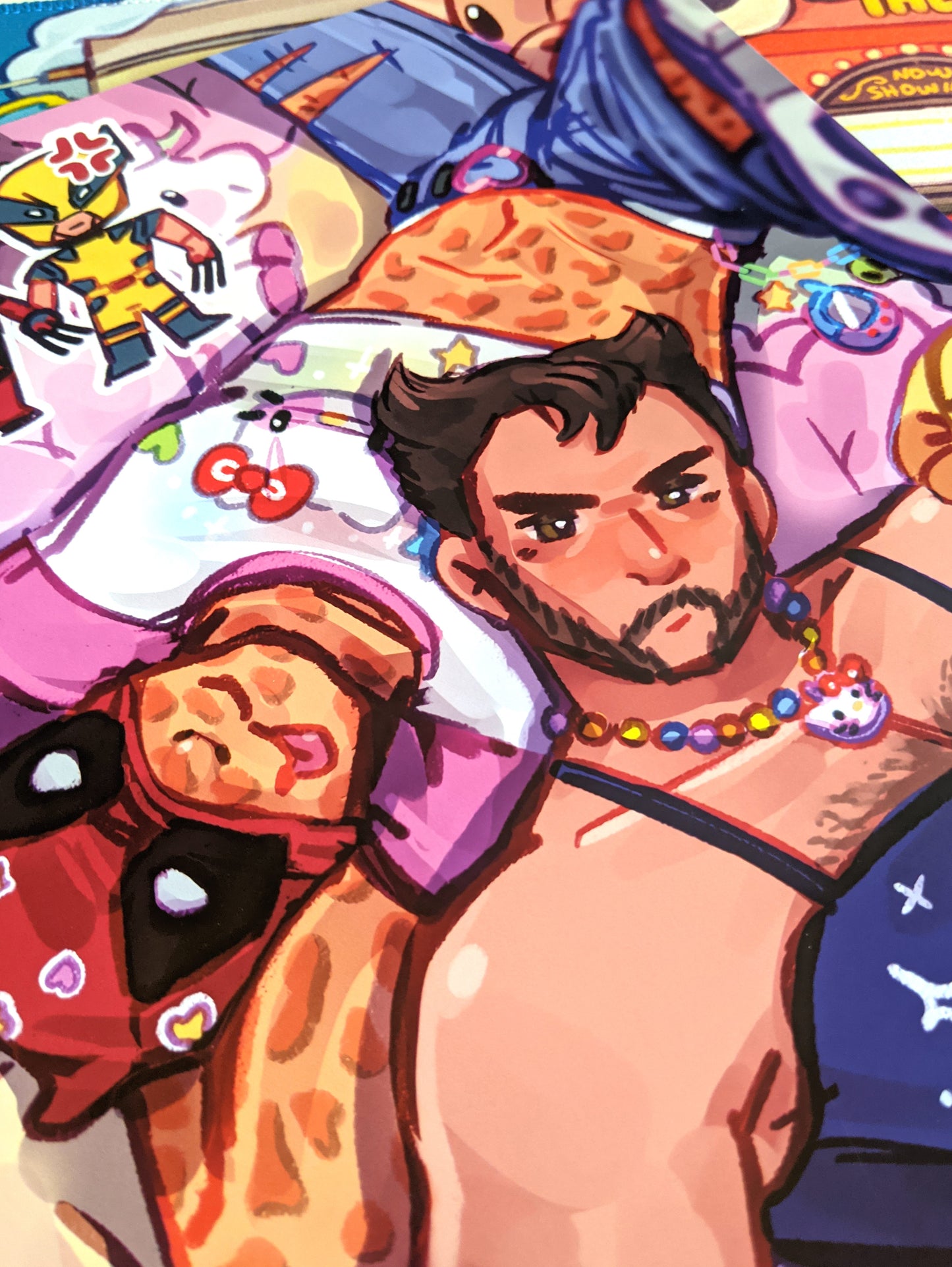 Poolverine Sleepover Art Print