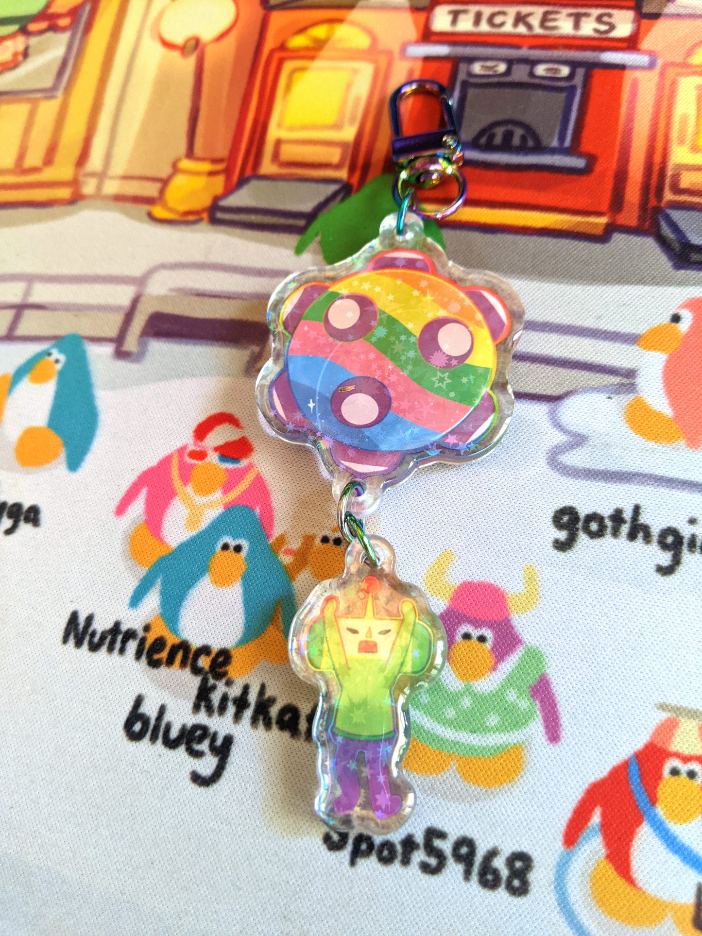 Katamari Damacy Double-Sided Acrylic Charm
