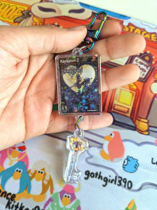 Kingdom Hearts Double-Sided Acrylic Charm