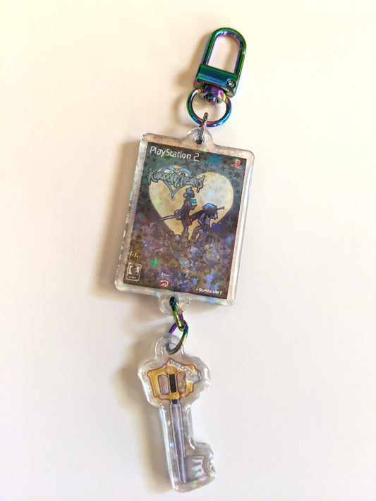 Kingdom Hearts Double-Sided Acrylic Charm