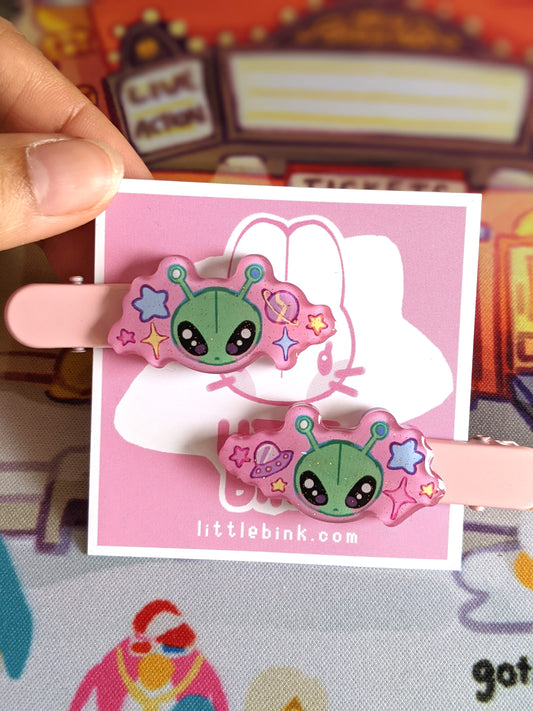 Alien Hair Clips