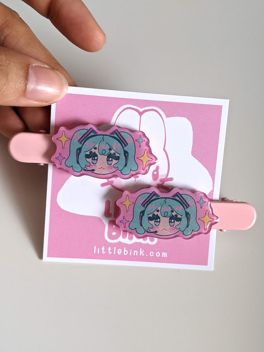 Miku Hair Clips