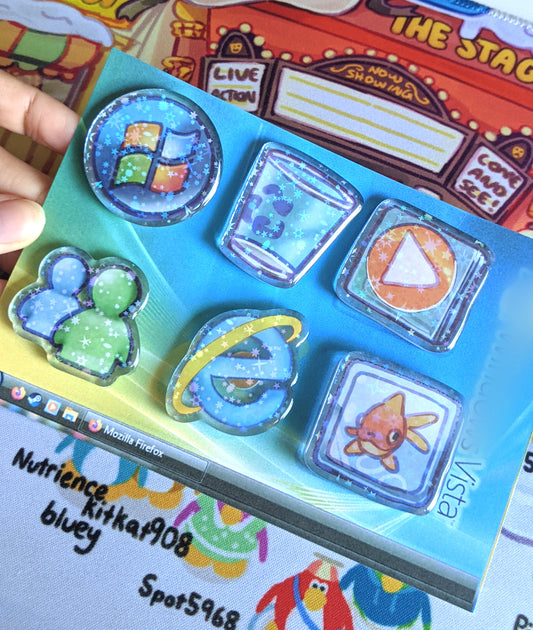 Internet Vista Pin Set