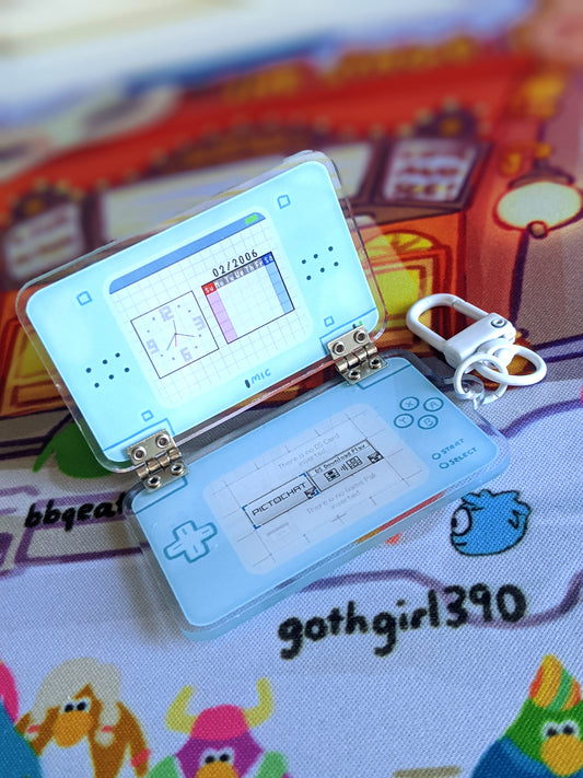 DS Lite Double-Sided Acrylic Hinged Charm