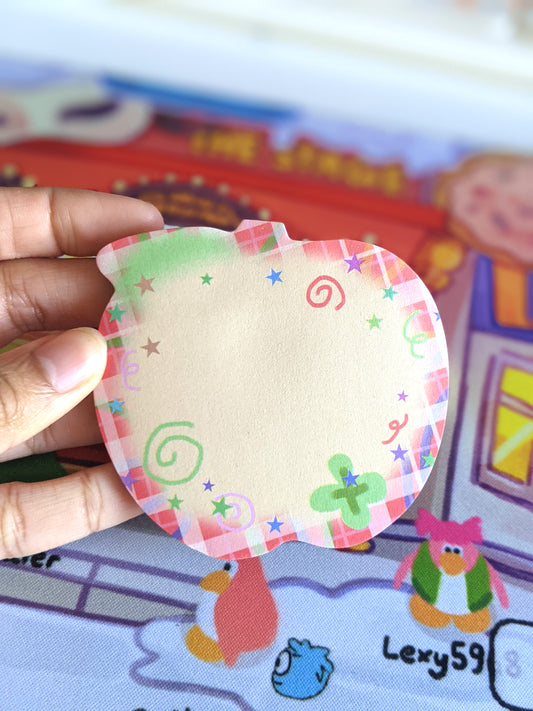 Apple Swirl Sticky Note