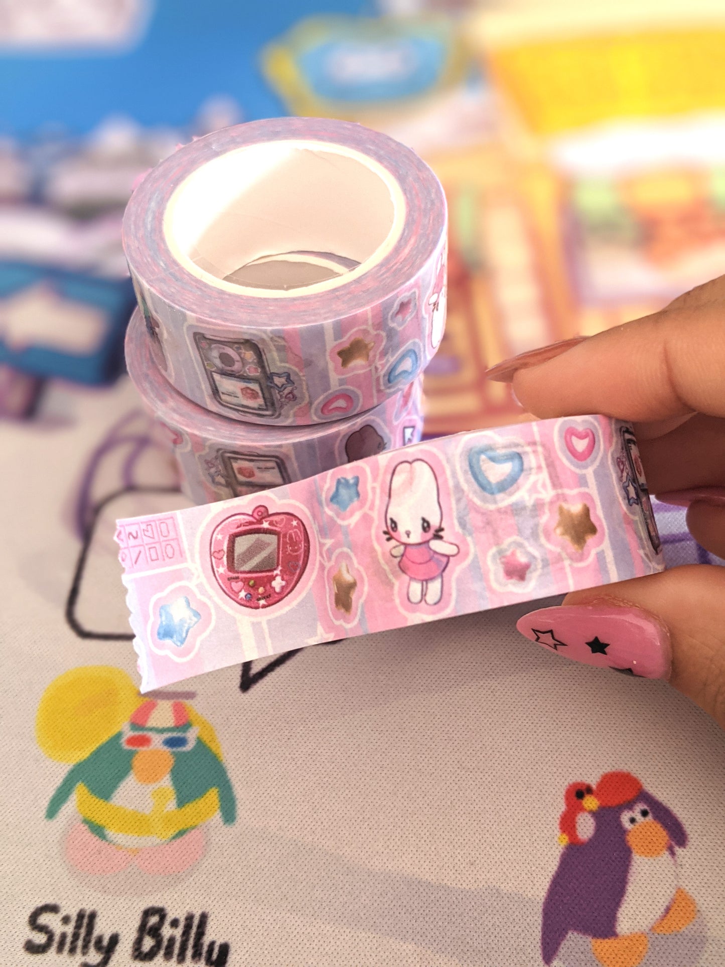 Y2K Bunnies Washi Tape