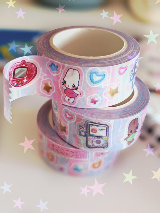 Y2K Bunnies Washi Tape