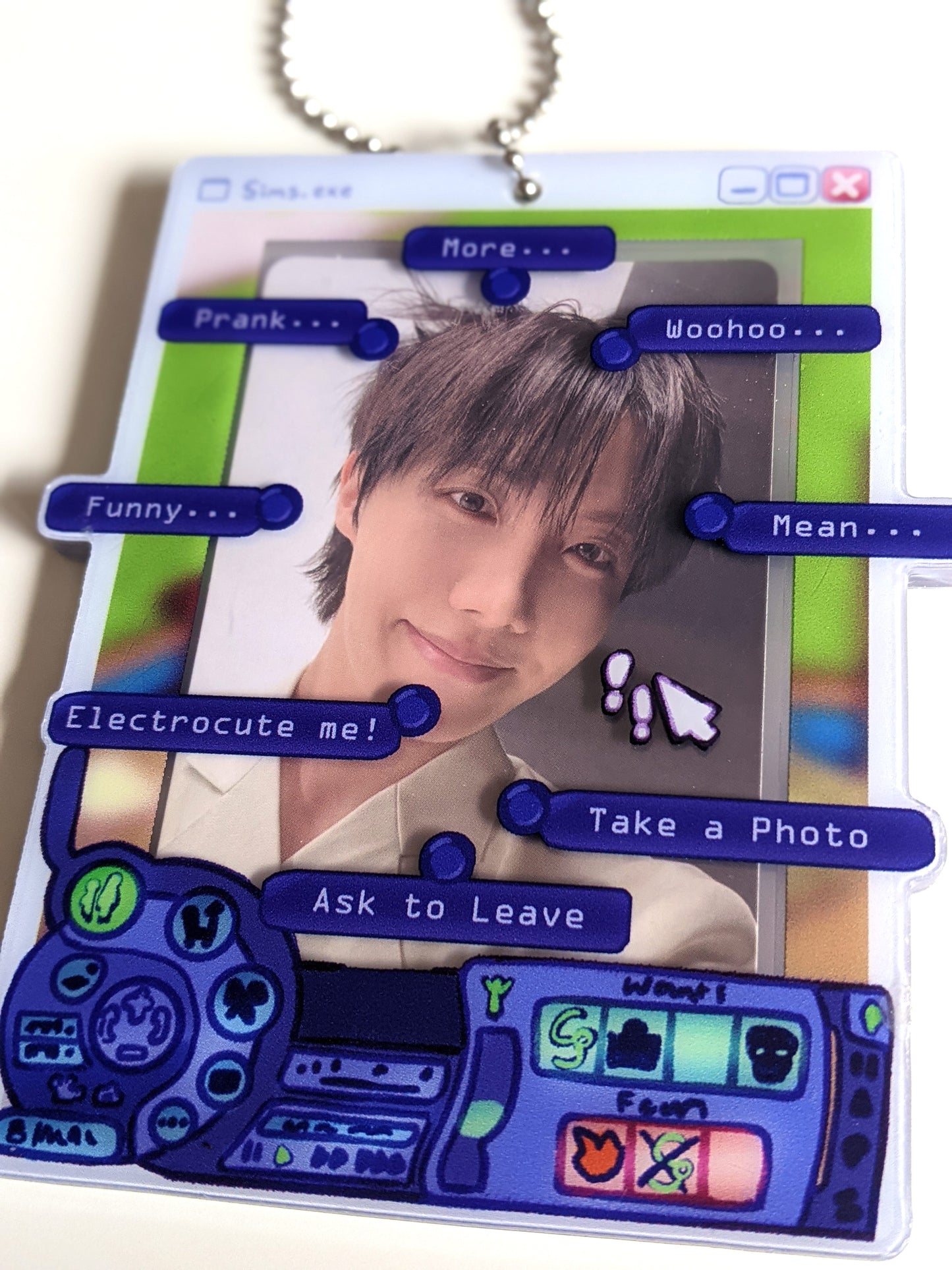 Sims 2 Photocard Holder Keychain