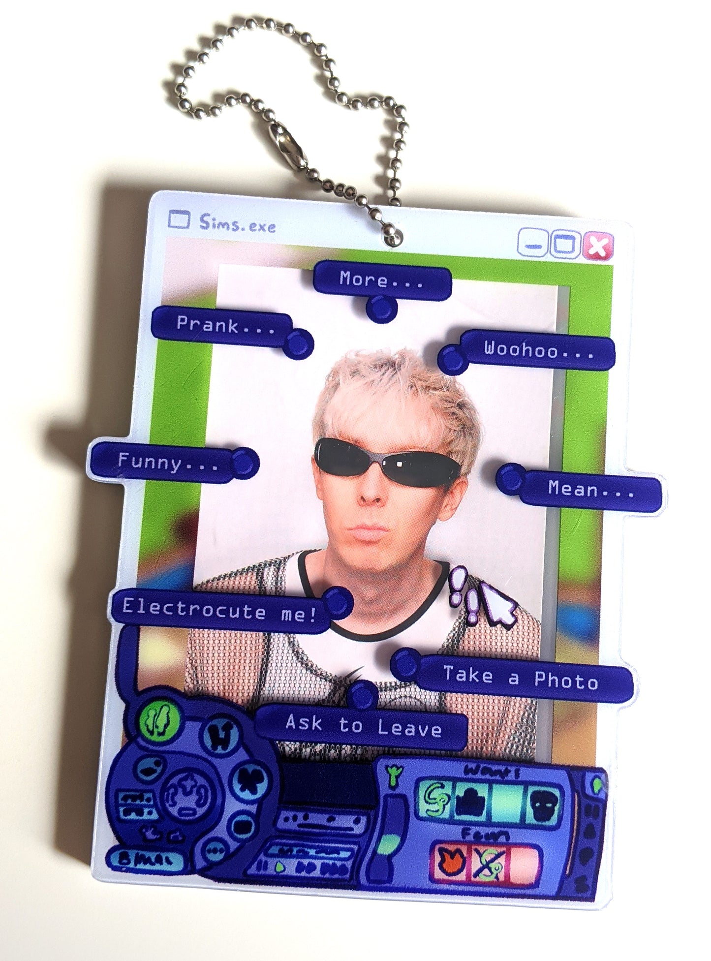 Sims 2 Photocard Holder Keychain