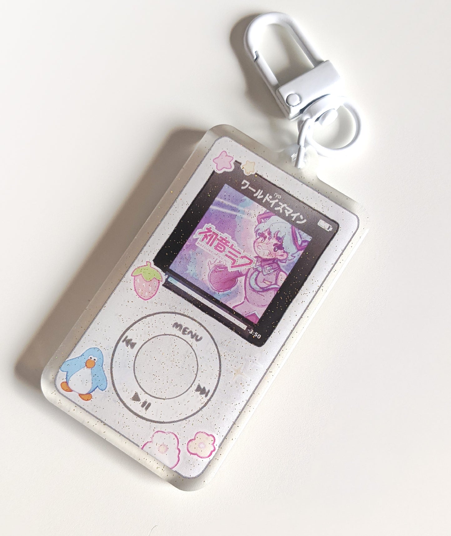 Miku Ipod Double-Sided Acrylic Charm