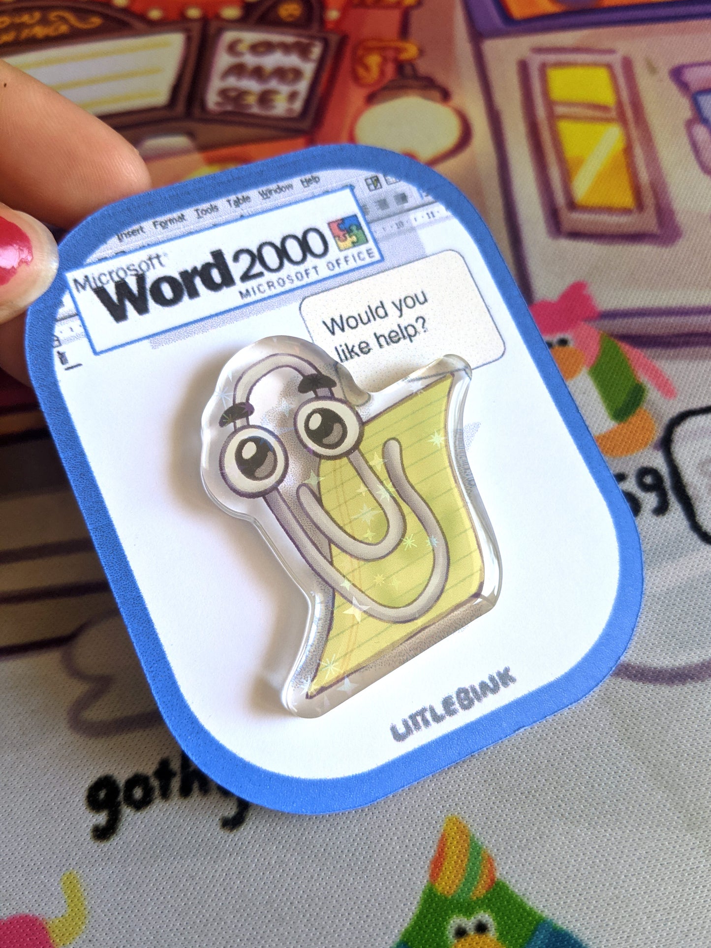Clippy Office Assistant Pin