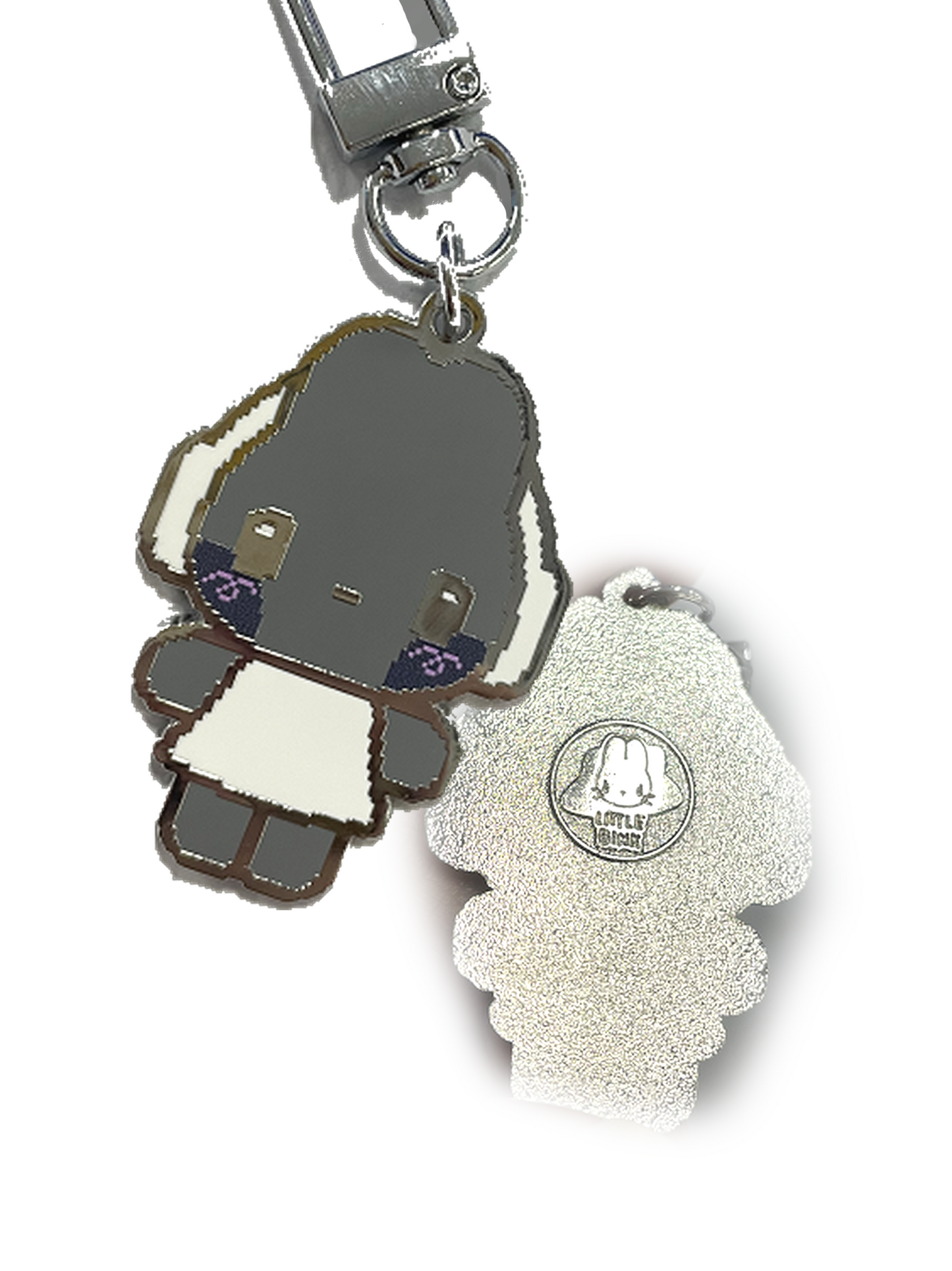 Headphone Bunny Enamel Charm