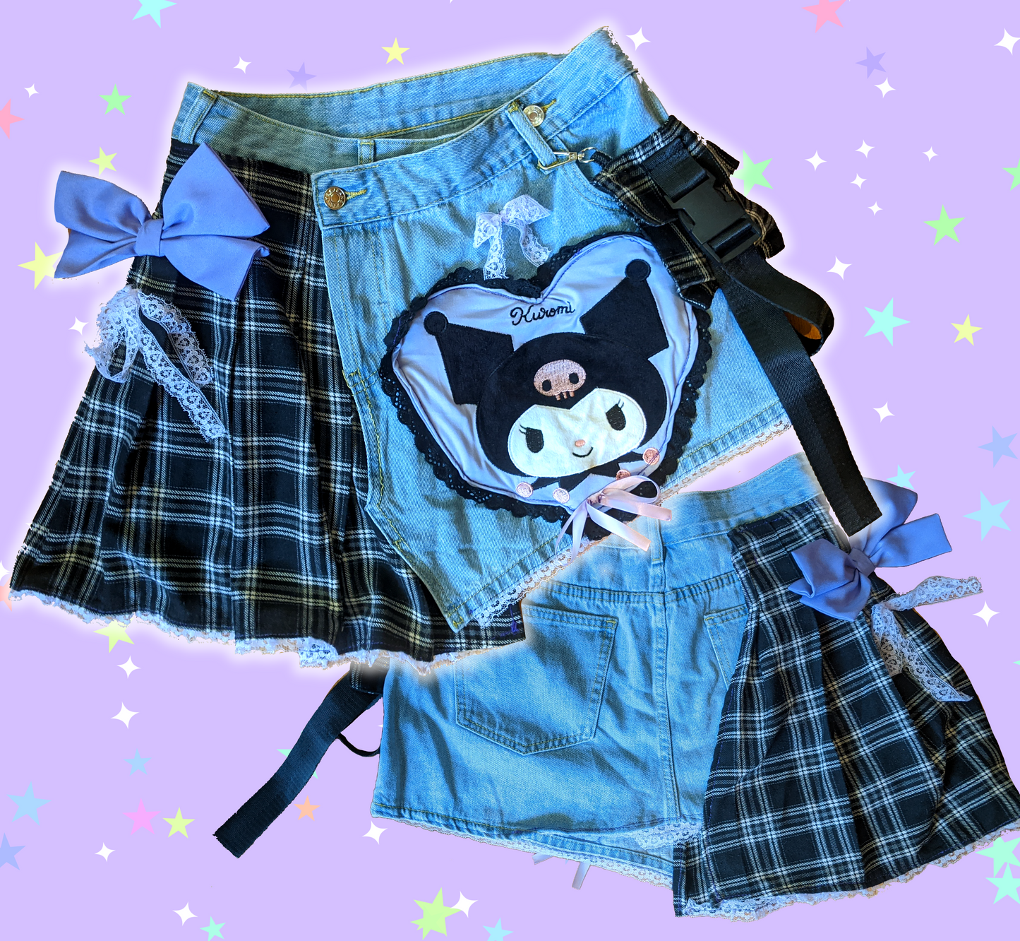Kuromi Love Skirt
