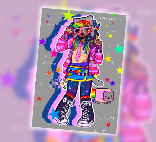 Nyan Cat Print