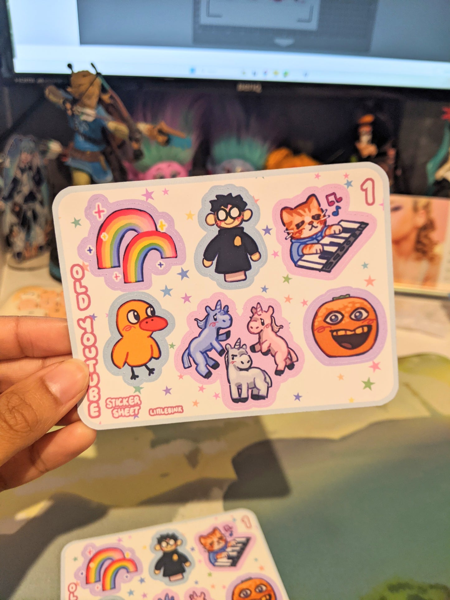 Old Youtube Sticker Sheets