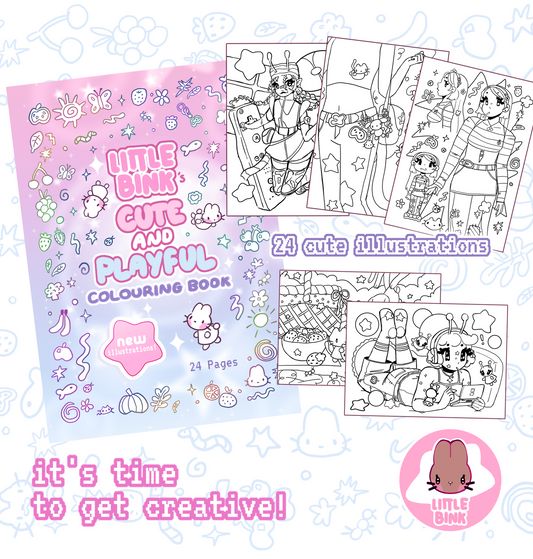 Cute and Playful Colouring Book