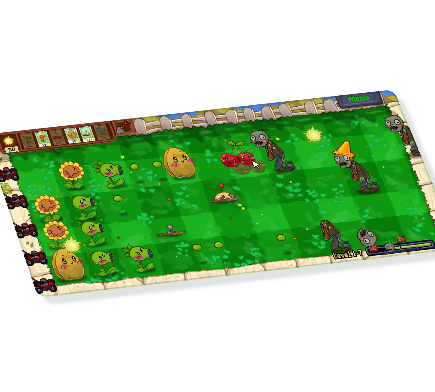 Plants vs Zombies Deskmat
