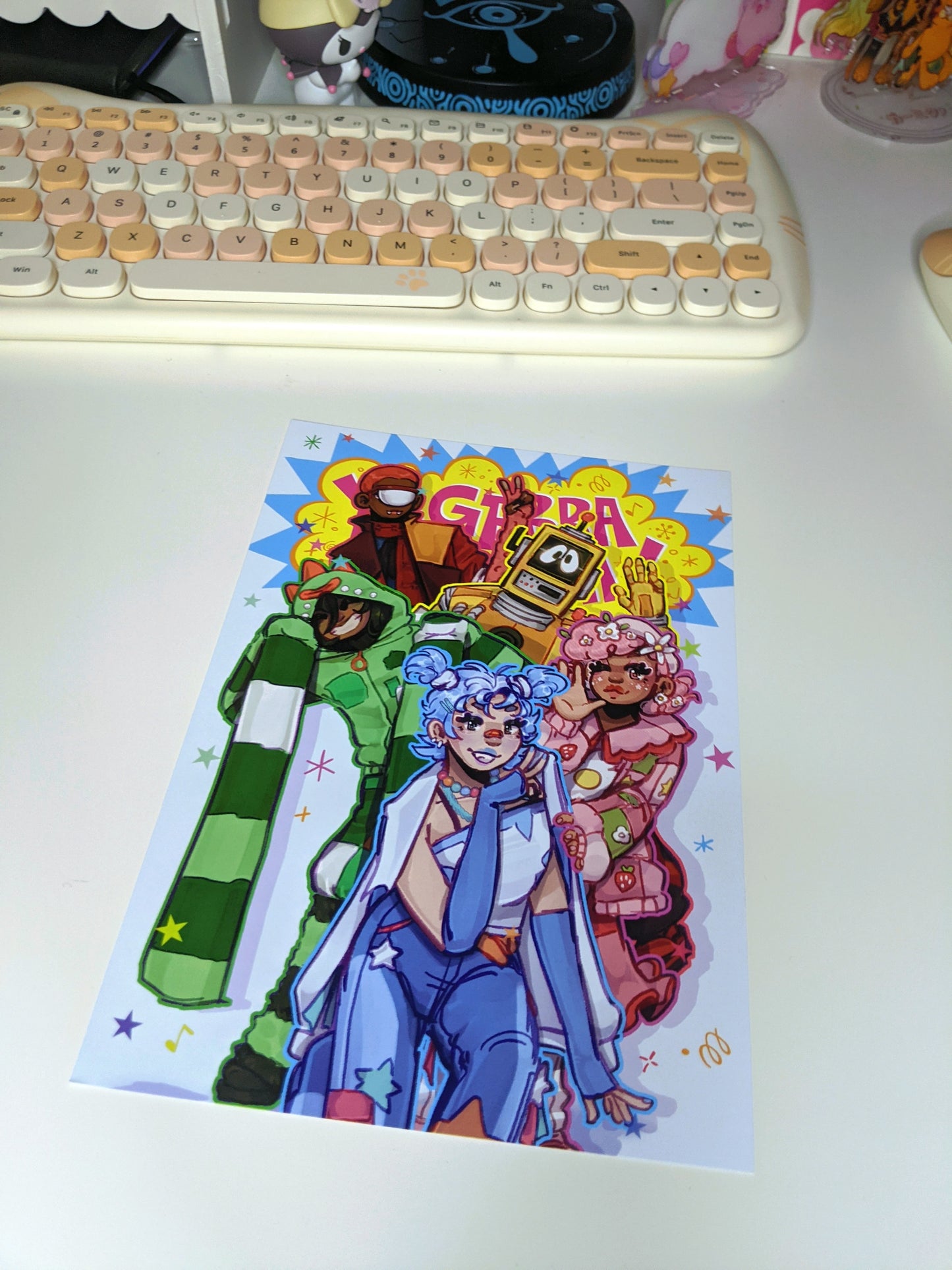 Yo Gabba Gabba Art Print