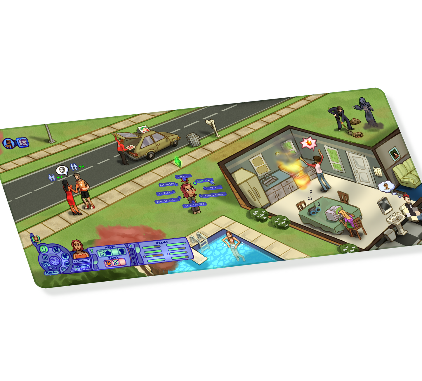 The Sims 2 Deskmat