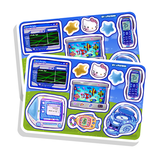 Cutie Tech Sticker Sheet
