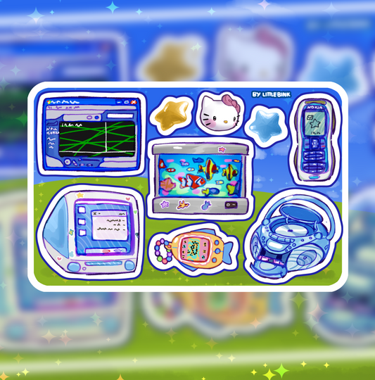 Cutie Tech Sticker Sheet