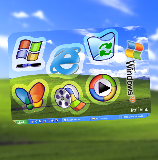 Windows Eras Sticker Sheet