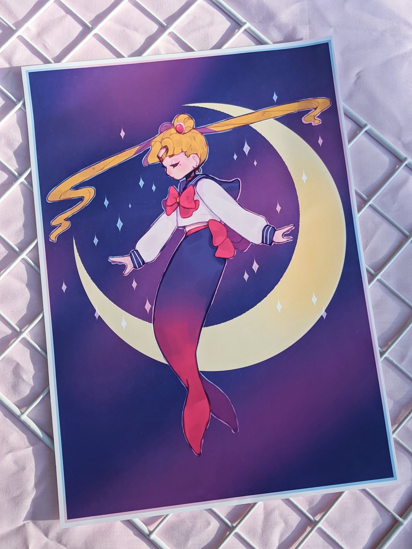 Mermaid Sailor Moon Art Print