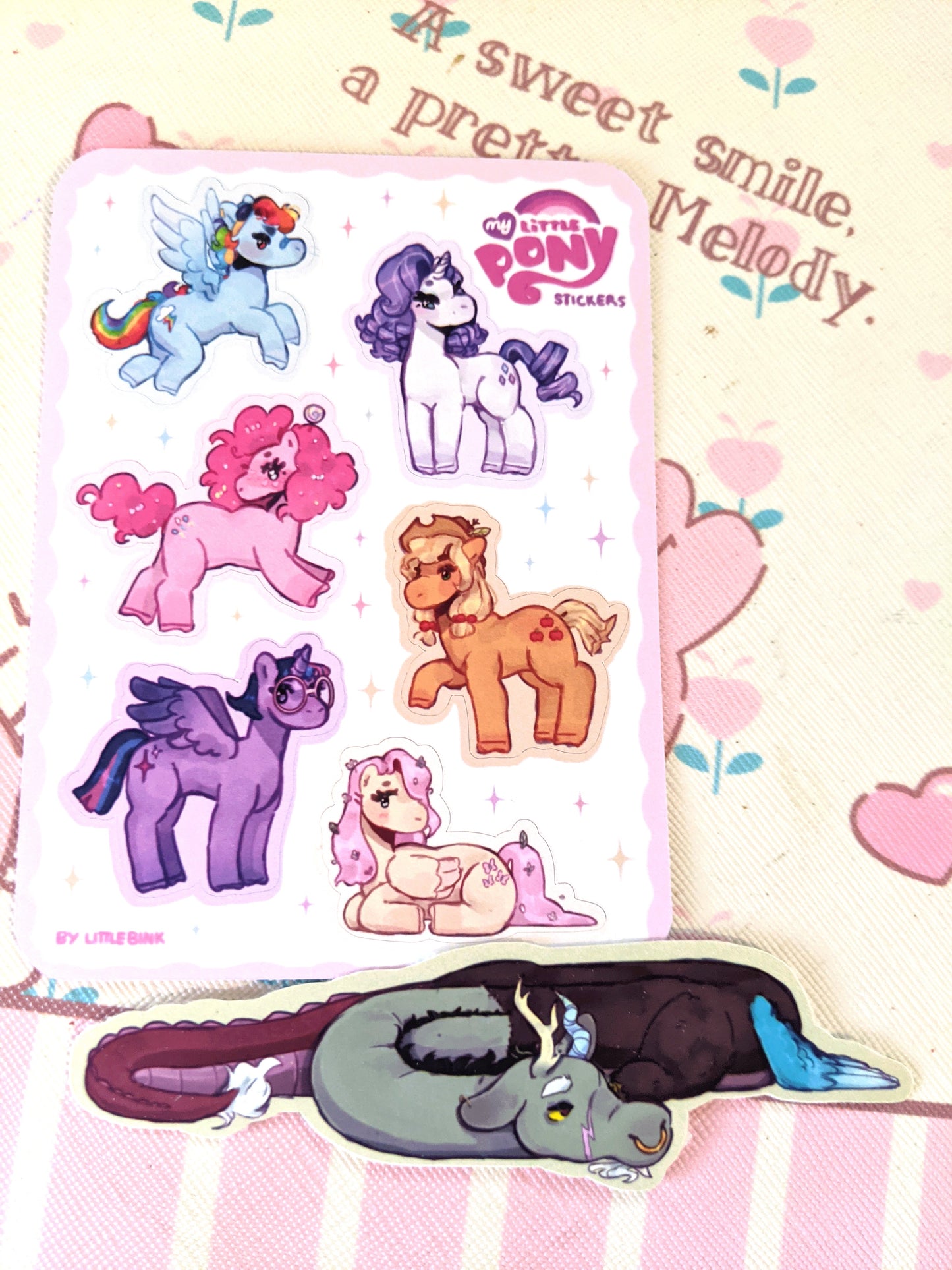 My Little Pony Sticker Sheet