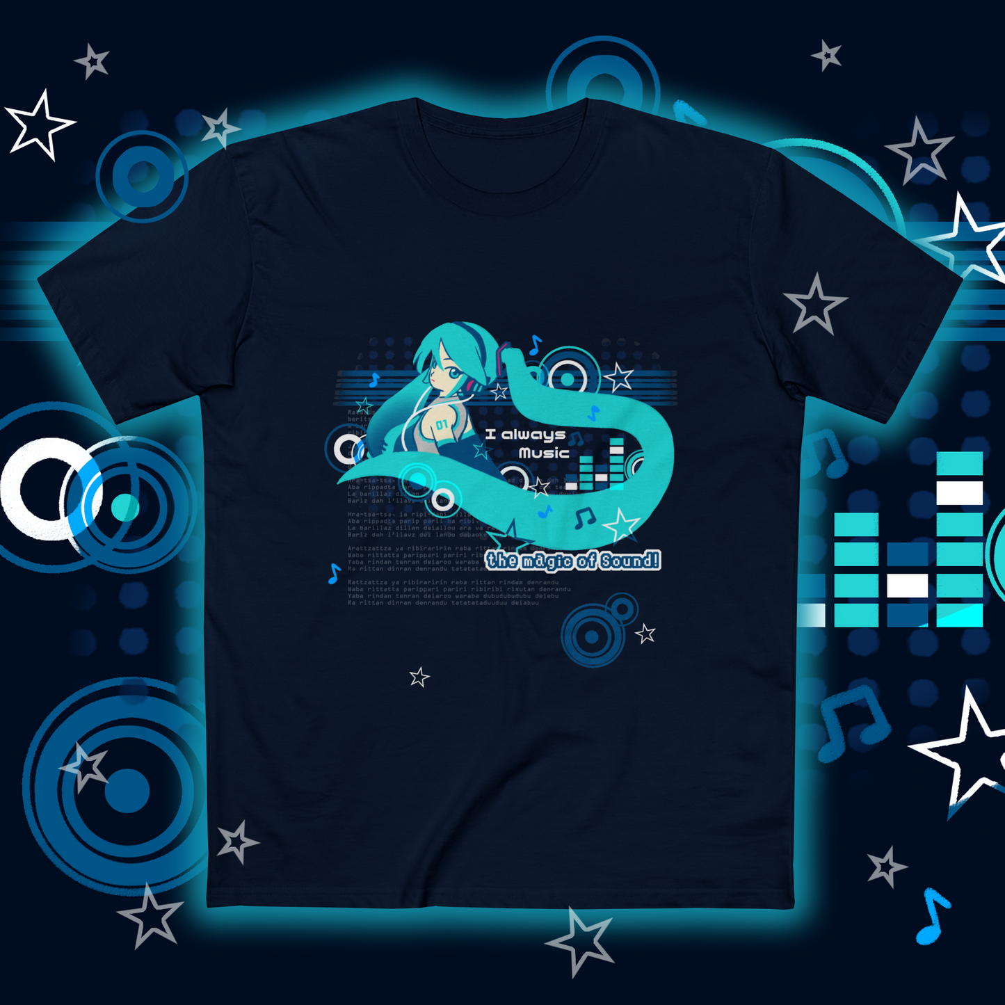 [PREORDER] I always music Hatsune Miku Unisex T-Shirt