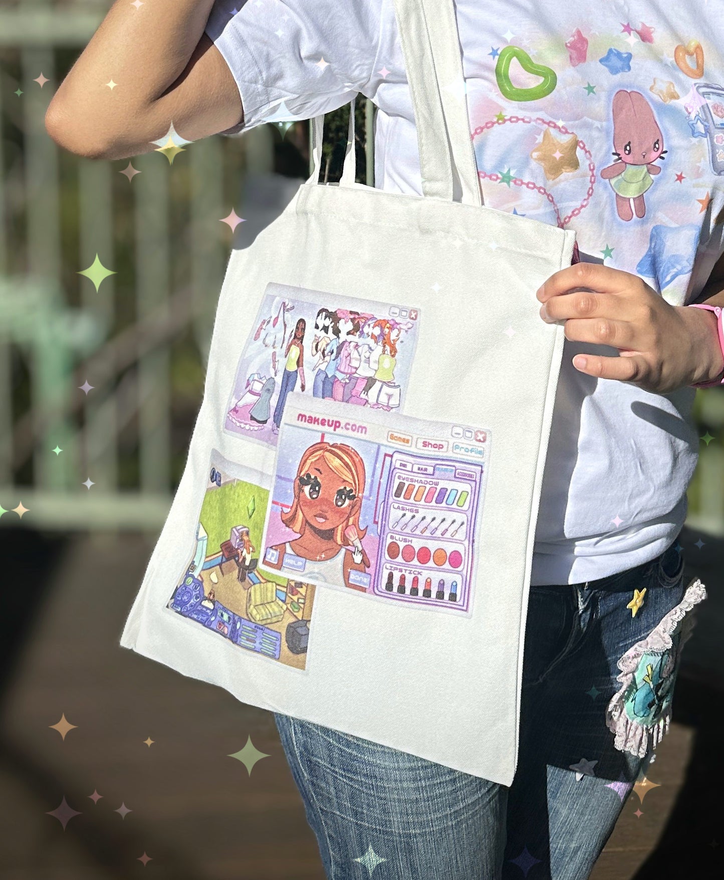 Real Gamer 🎀 Canvas Tote Bag