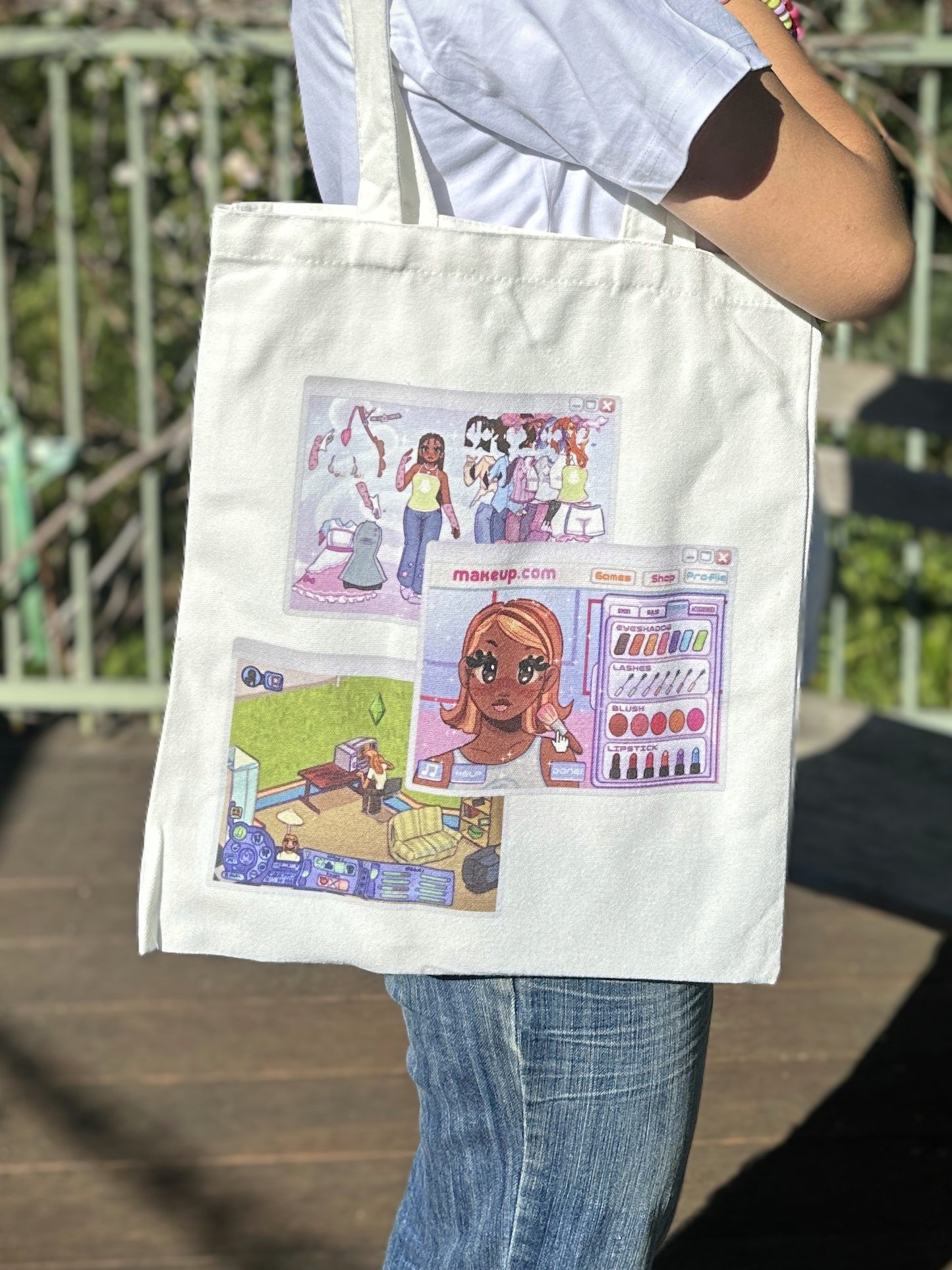 Real Gamer 🎀 Canvas Tote Bag