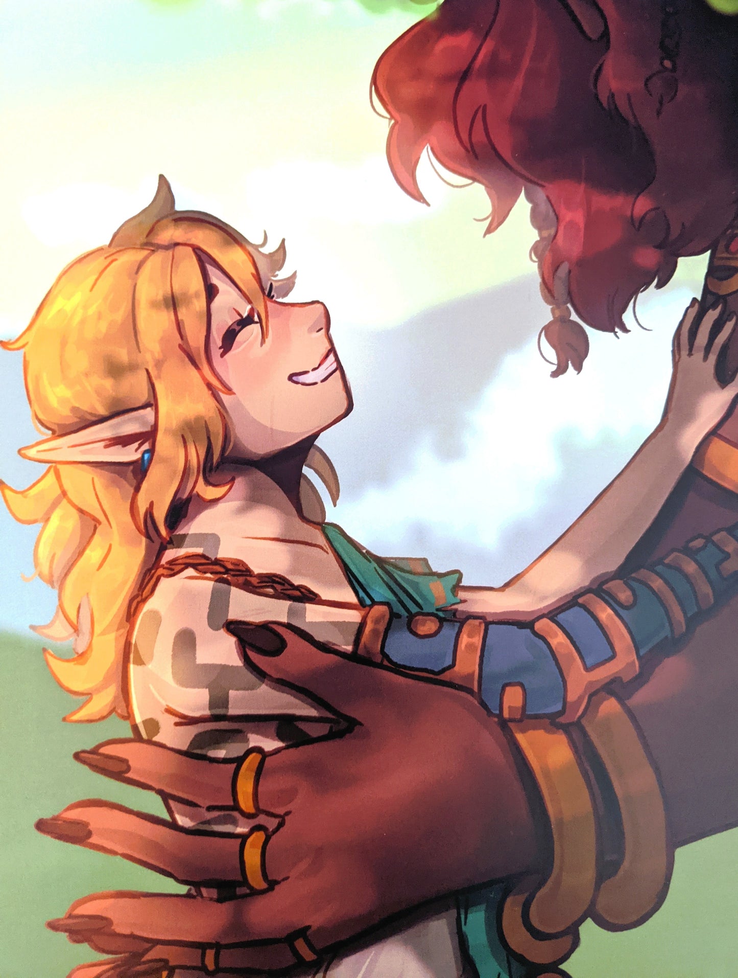 Link and Ganon Art Print