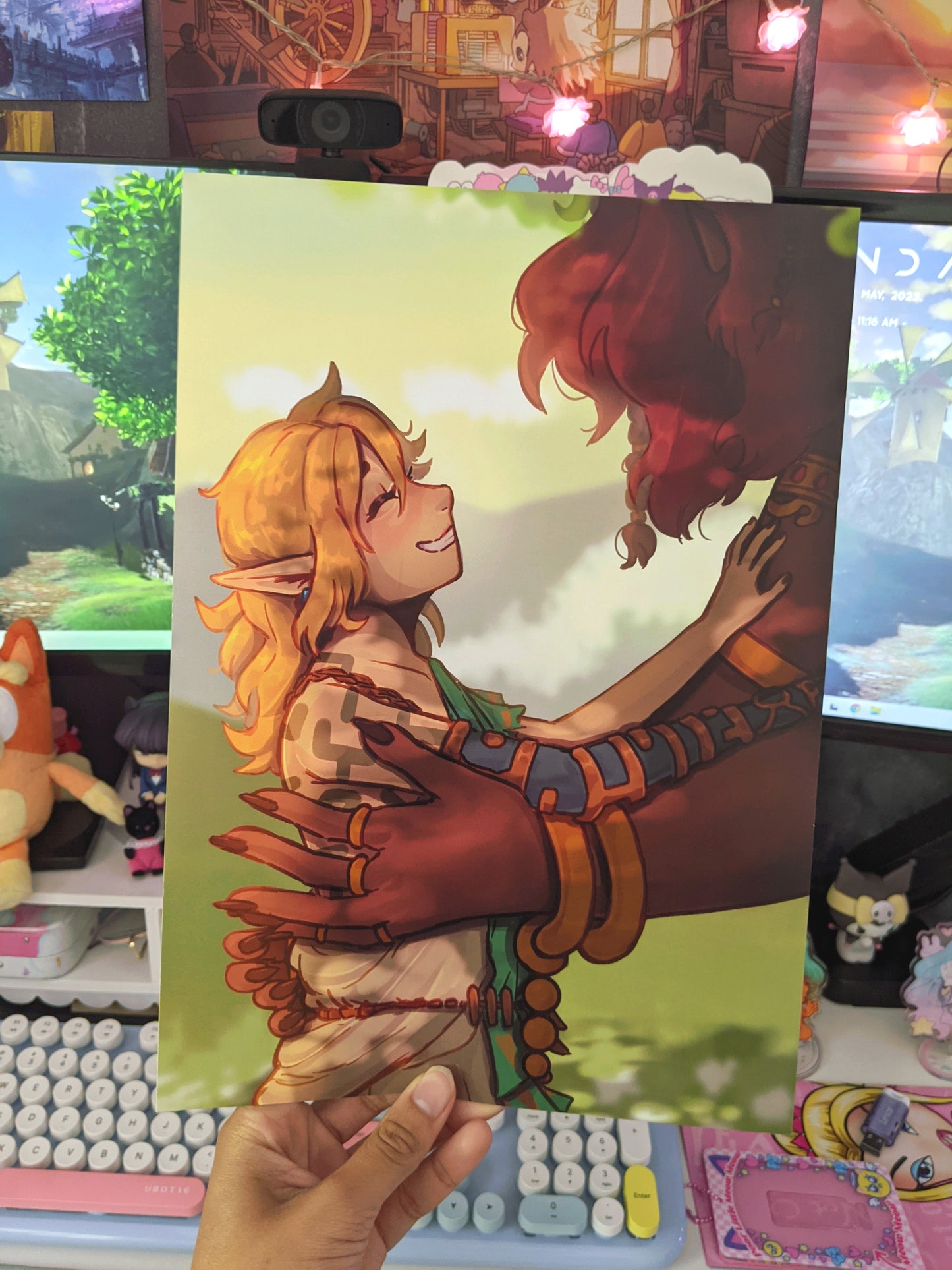 Link and Ganon Art Print