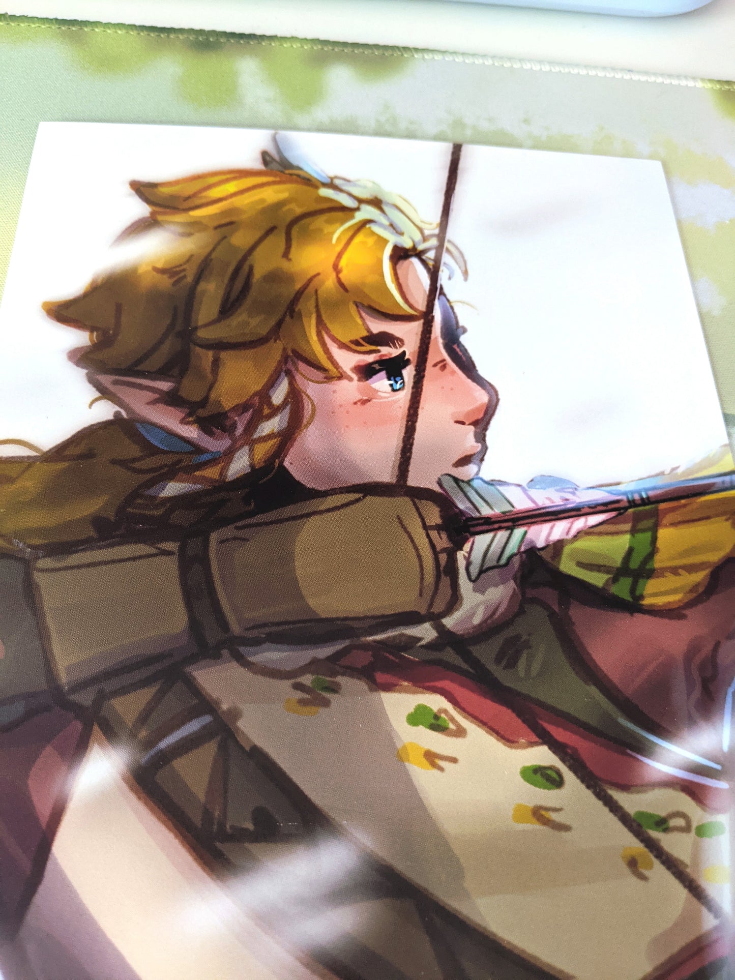 Snow Quill Link Art Print