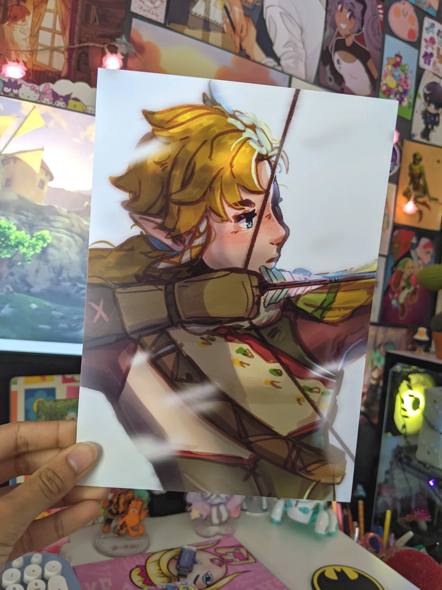 Snow Quill Link Art Print