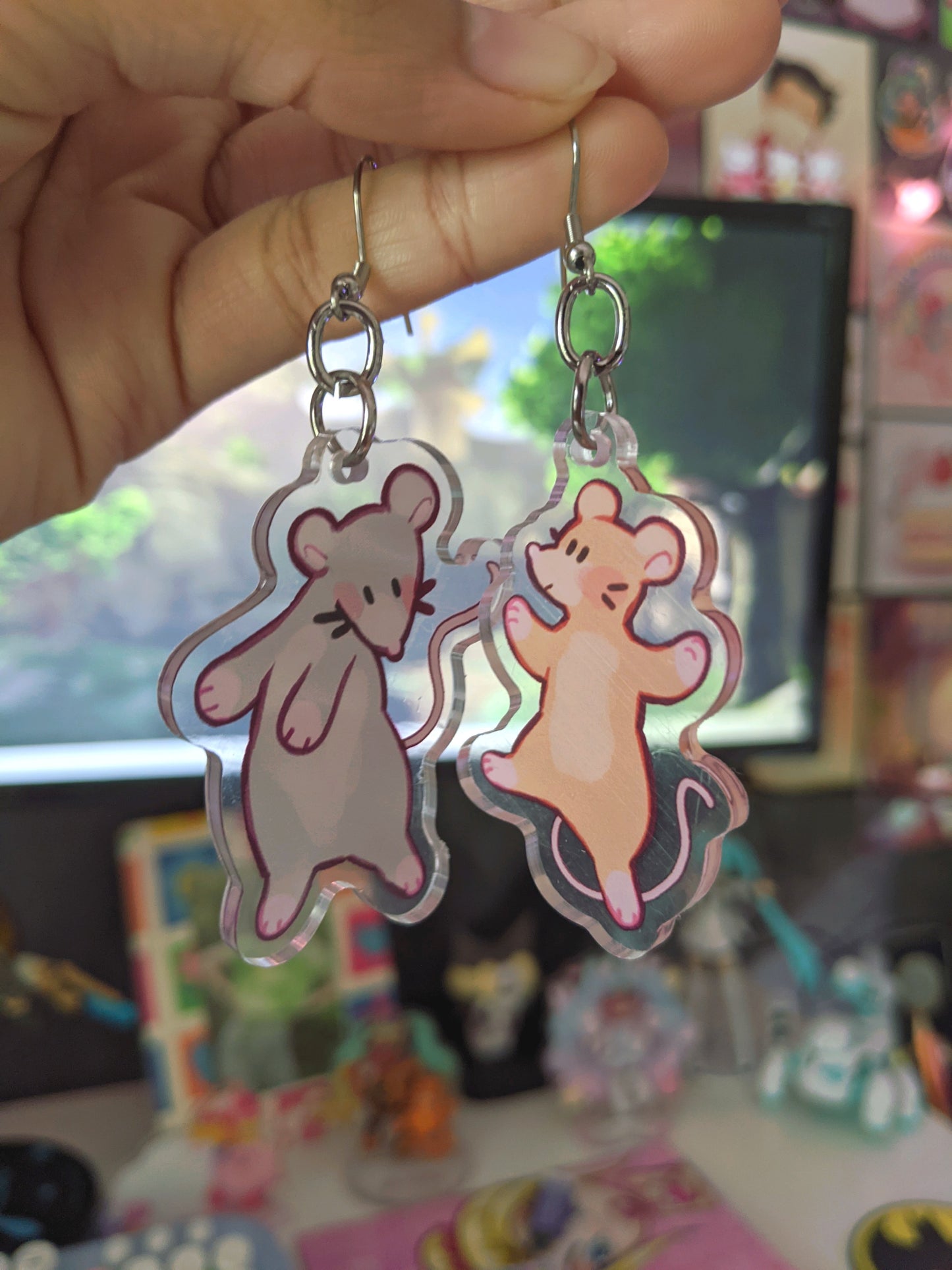 Little Rats Earrings/Charms