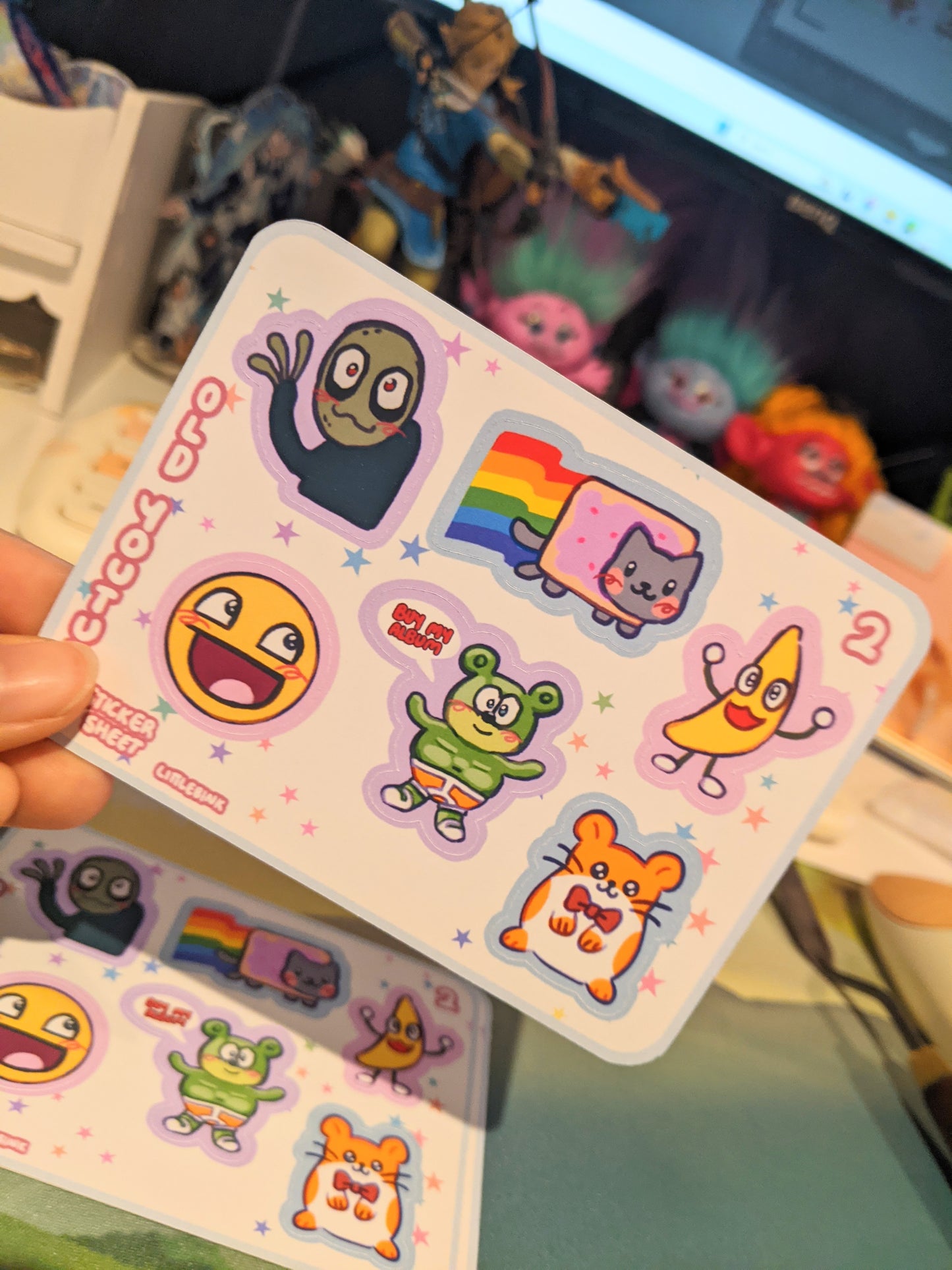 Old Youtube Sticker Sheets