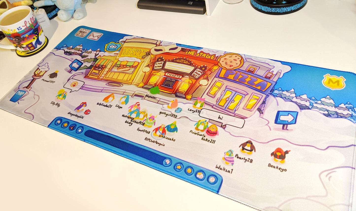 Club Penguin Deskmat