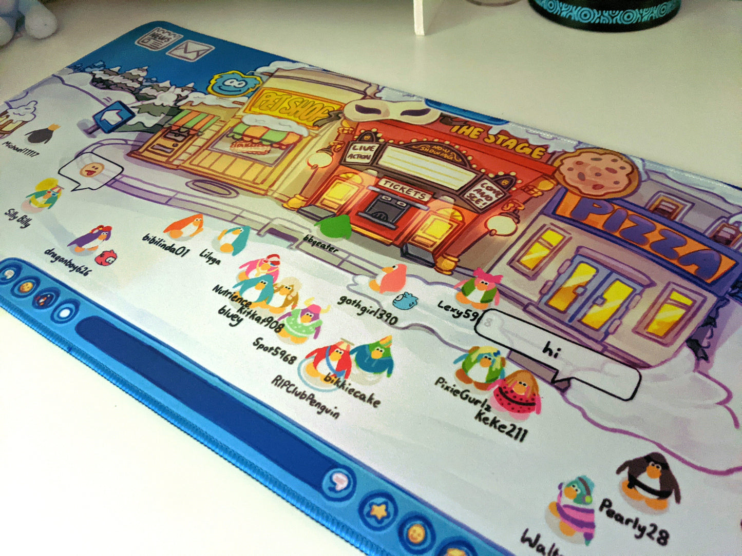 Club Penguin Deskmat