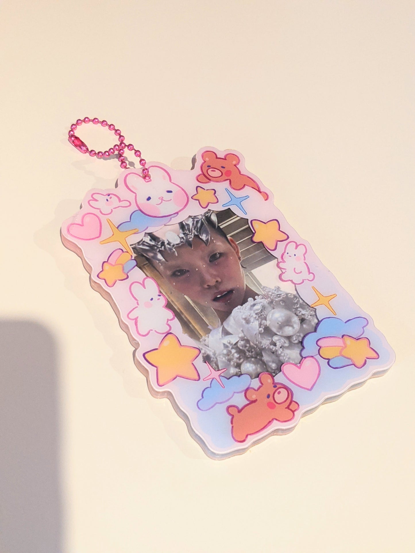 Bunny Dreams Photocard Holder Keychain