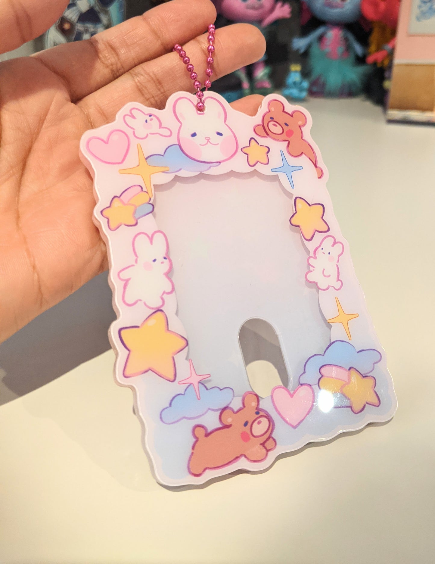 Bunny Dreams Photocard Holder Keychain